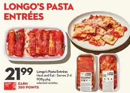 Longo's Longo's Pasta Entrées offer