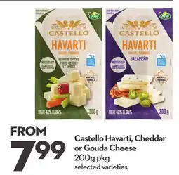 Longo's Castello Havarti, Cheddar or Gouda Cheese offer