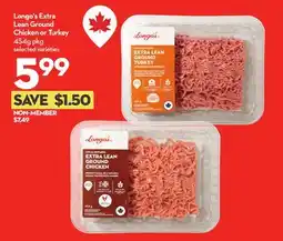 Longo's Longo's Extra Lean Ground Chicken or Turkey offer
