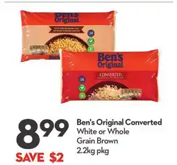 Longo's Ben's Original Converted White or Whole Grain Brown offer
