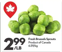 Longo's Fresh Brussels Sprouts offer