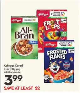 Longo's Kellogg's Cereal offer