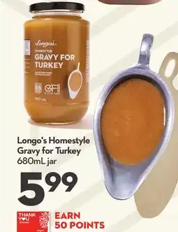 Longo's Longo's Homestyle Gravy for Turkey offer