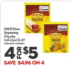 Longo's Old El Paso Seasoning offer