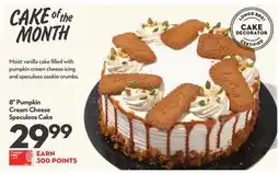 Longo's 8 Pumpkin Cream Cheese Speculoos Cake offer