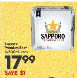 Longo's Sapporo Premium Beer offer