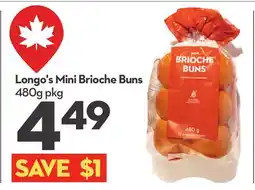 Longo's Longo's Mini Brioche Buns offer