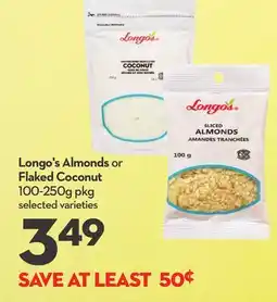 Longo's Longo's Almonds or Flaked Coconut offer