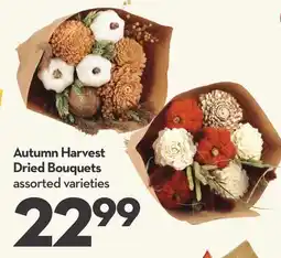 Longo's Autumn Harvest Dried Bouquets offer