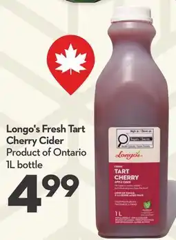 Longo's Longo's Fresh Tart Cherry Cider offer