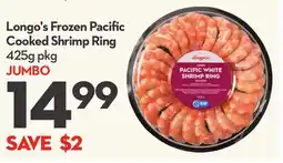 Longo's Longo's Frozen Pacific Cooked Shrimp Ring offer