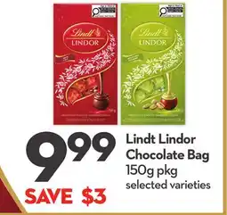 Longo's Lindt Lindor Chocolate Bag offer