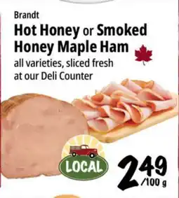 Farm Boy Brandt Hot Honey or Smoked Honey Maple Ham offer