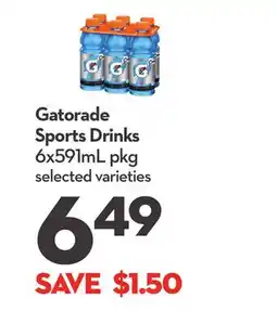 Longo's Gatorade Sports Drinks offer