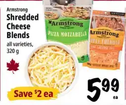 Farm Boy Armstrong Shredded Cheese Blends offer