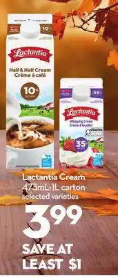 Longo's Lactantia Cream offer