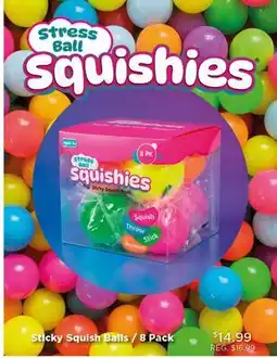Showcase Sticky Squish Balls offer