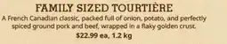 Farm Boy FAMILY SIZED TOURTIÈRE offer