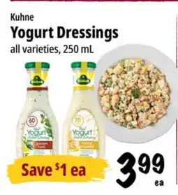 Farm Boy Kuhne Yogurt Dressings offer