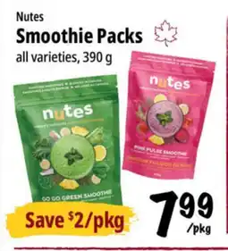 Farm Boy Nutes Smoothie Packs offer