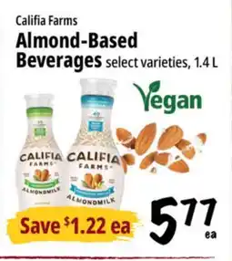 Farm Boy Califia Farms Almond-Based Beverages offer