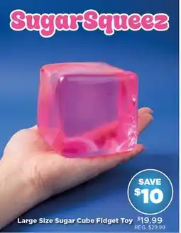 Showcase Large Size Sugar Cube Fidget Toy offer