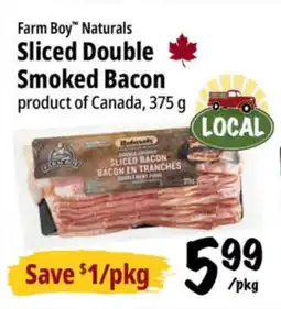 Farm Boy Farm Boy Naturals Sliced Double Smoked Bacon offer