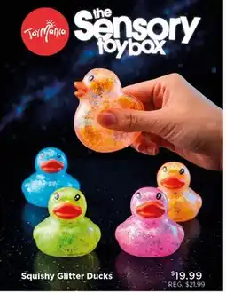 Showcase Squishy Glitter Ducks offer
