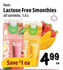 Farm Boy Oasis Lactose Free Smoothies offer