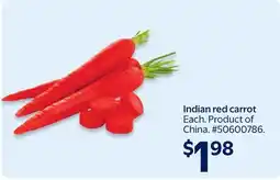 Walmart Indian red carrot offer
