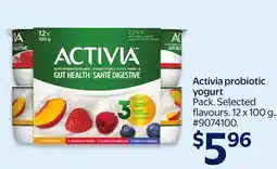 Walmart Activia probiotic yogurt offer