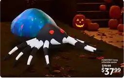 Walmart HOMCOM 5'-long inflatable spider offer