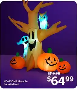 Walmart HOMCOM inflatable haunted tree offer