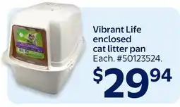 Walmart Vibrant Life enclosed cat litter pan offer