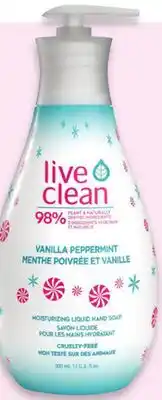 Walmart Live Clean holiday hand soap offer