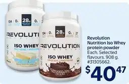 Walmart Revolution Nutrition Iso Whey protein powder offer