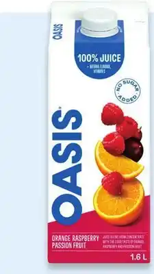 Walmart Oasis juice or smoothie drinks offer