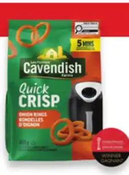 Walmart Cavendish Farms fries or onion rings offer