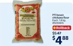 Walmart PTI besan chickpea flour offer