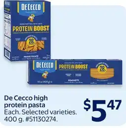 Walmart De Cecco high protein pasta offer