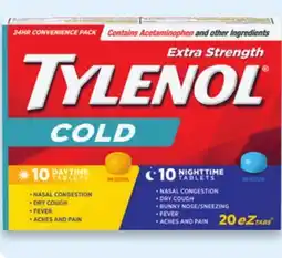 Walmart Tylenol Cold 20s Each offer