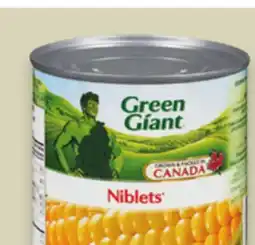 Walmart Green Giant canned vegetables offer