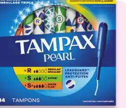 Walmart Always Flexfoam pads or Tampax tampons offer