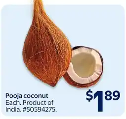 Walmart Pooja coconut offer