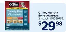 Walmart OL' Roy Munchy Bone dog treats offer