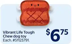 Walmart Vibrant Life Tough Chew dog toy offer