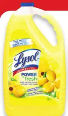 Walmart Lysol multi-surface cleaner offer