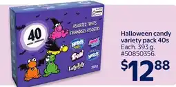 Walmart Halloween candy variety pack 40s offer