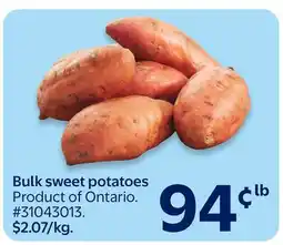 Walmart Bulk sweet potatoes offer