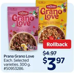 Walmart Prana Grano Love offer
